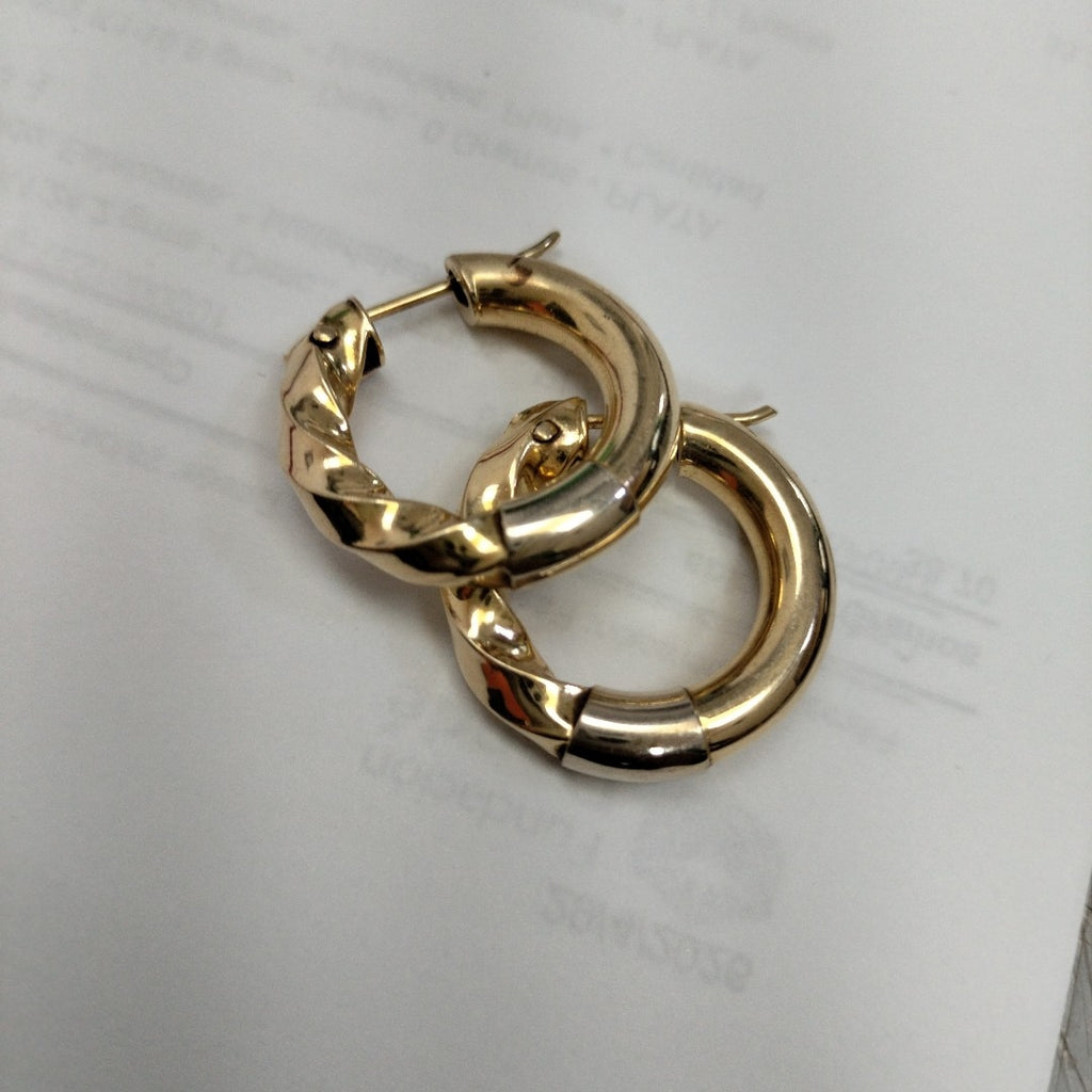 ARRACADAS PAR ORO 14 K 5.1 GRMS (SEMINUEVO)