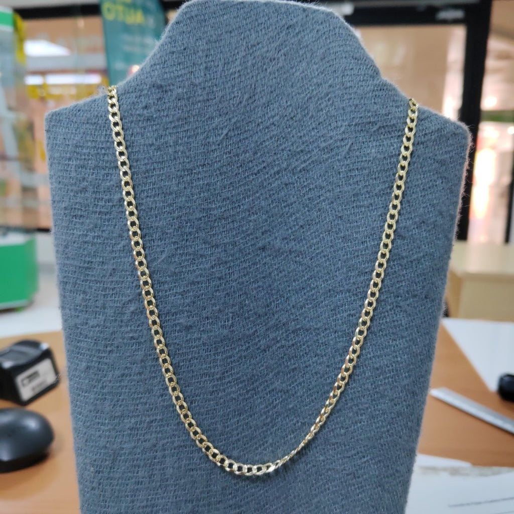 CADENAS BARBADA ORO 14K 55 CM 13.2 GR (NUEVO)