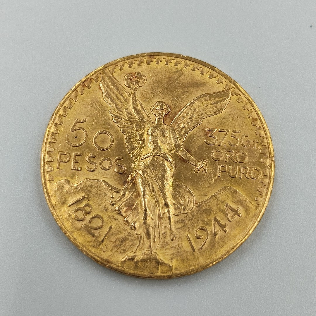 K1 41,60 GRMS 21 K IDENTIFICACIÓN MONEDA NOMINATIVA MONEDAS PESOS 50 PESOS (SEMINUEVO)