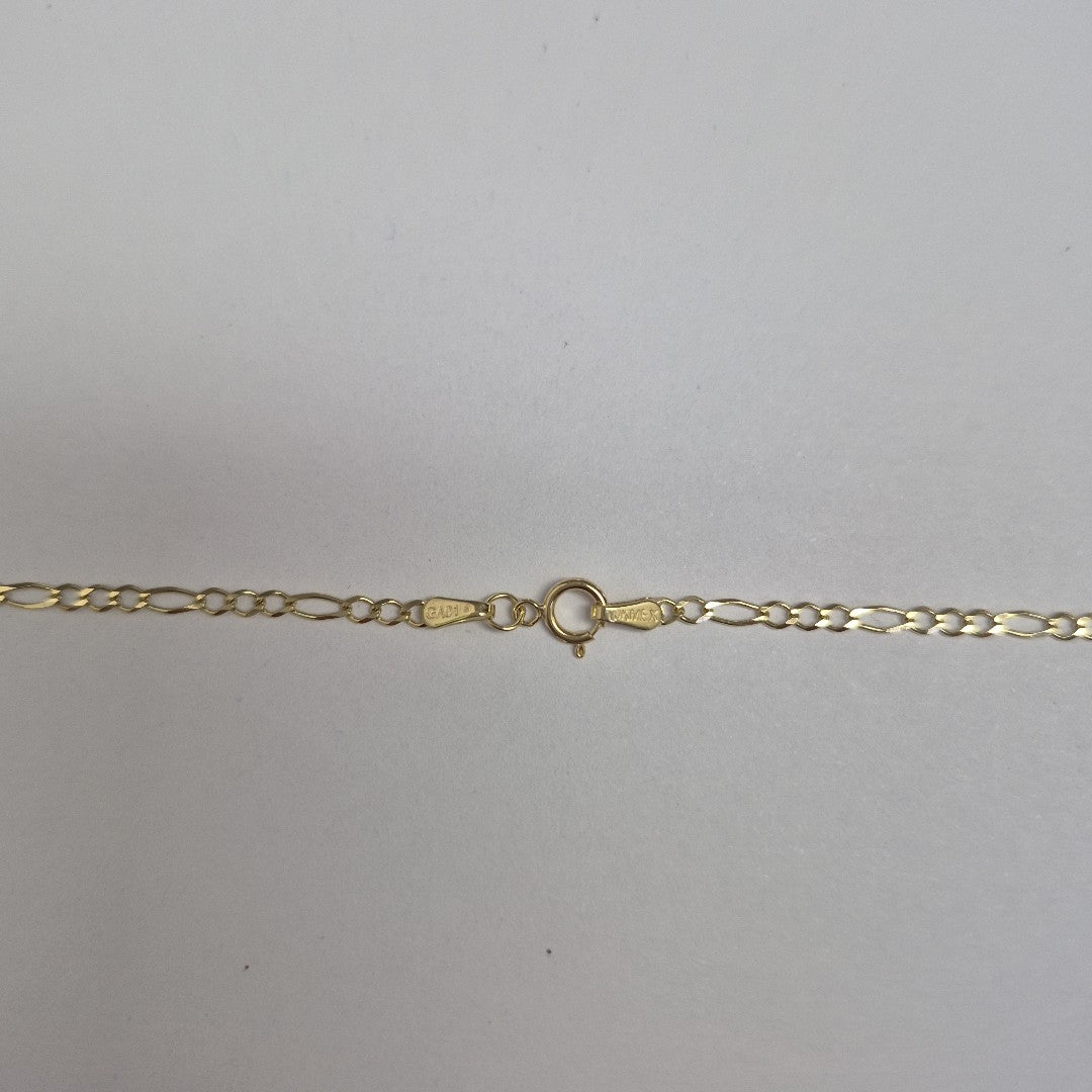 CADENAS TEJIDO 3X1 ORO 10K 50 CM 2.8 GR (NUEVO)