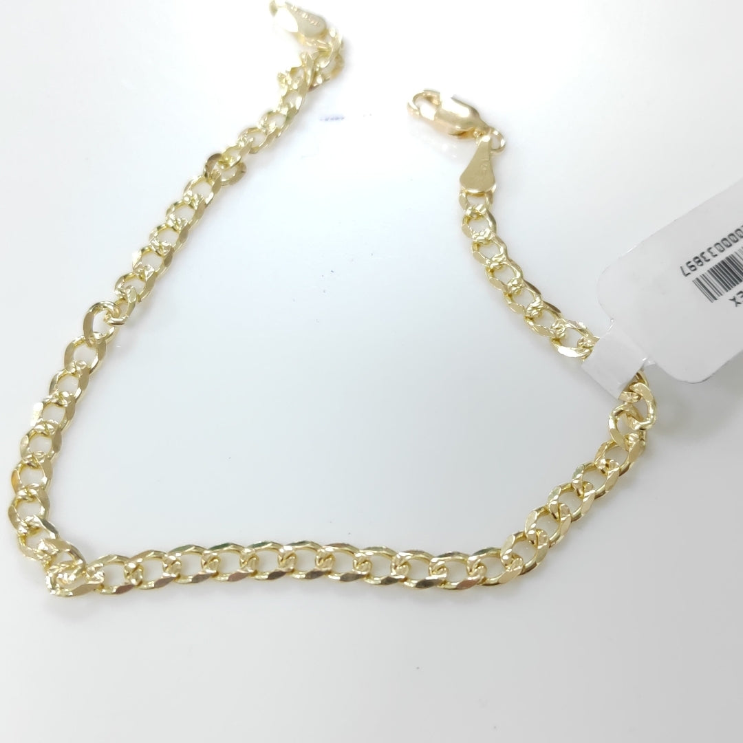 PULSERAS BARBADA ORO 14K 21 CM 5.3 GR (NUEVO)