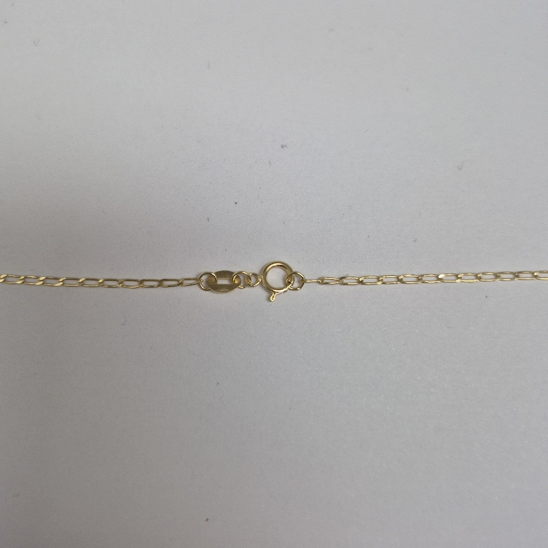 CADENAS TEJIDO ESLABONES ORO 10K 55 CM 1.8 GR (NUEVO)