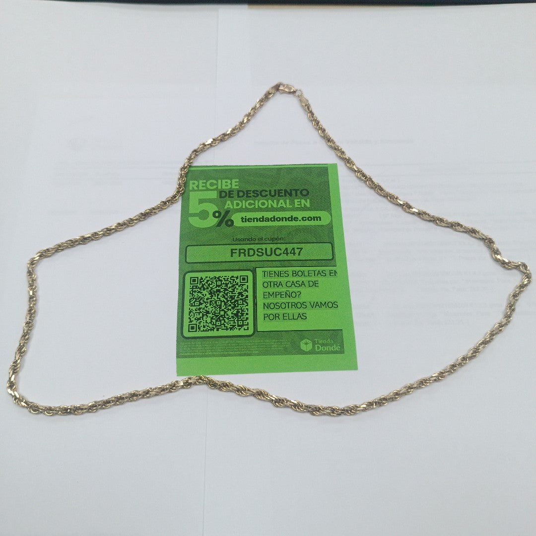CADENA ORO 10 K 26,60 GRMS (SEMINUEVO)