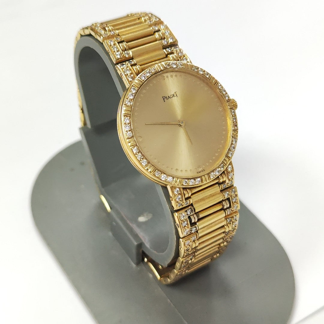 RELOJ CAJA Y PULSO ORO ORO 18 K 83.8 GRMS (SEMINUEVO)