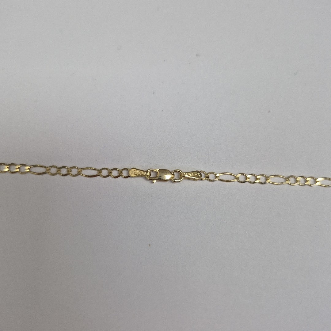 CADENAS TEJIDO 3X1 ORO 10K 60 CM 4.5 GR (NUEVO)