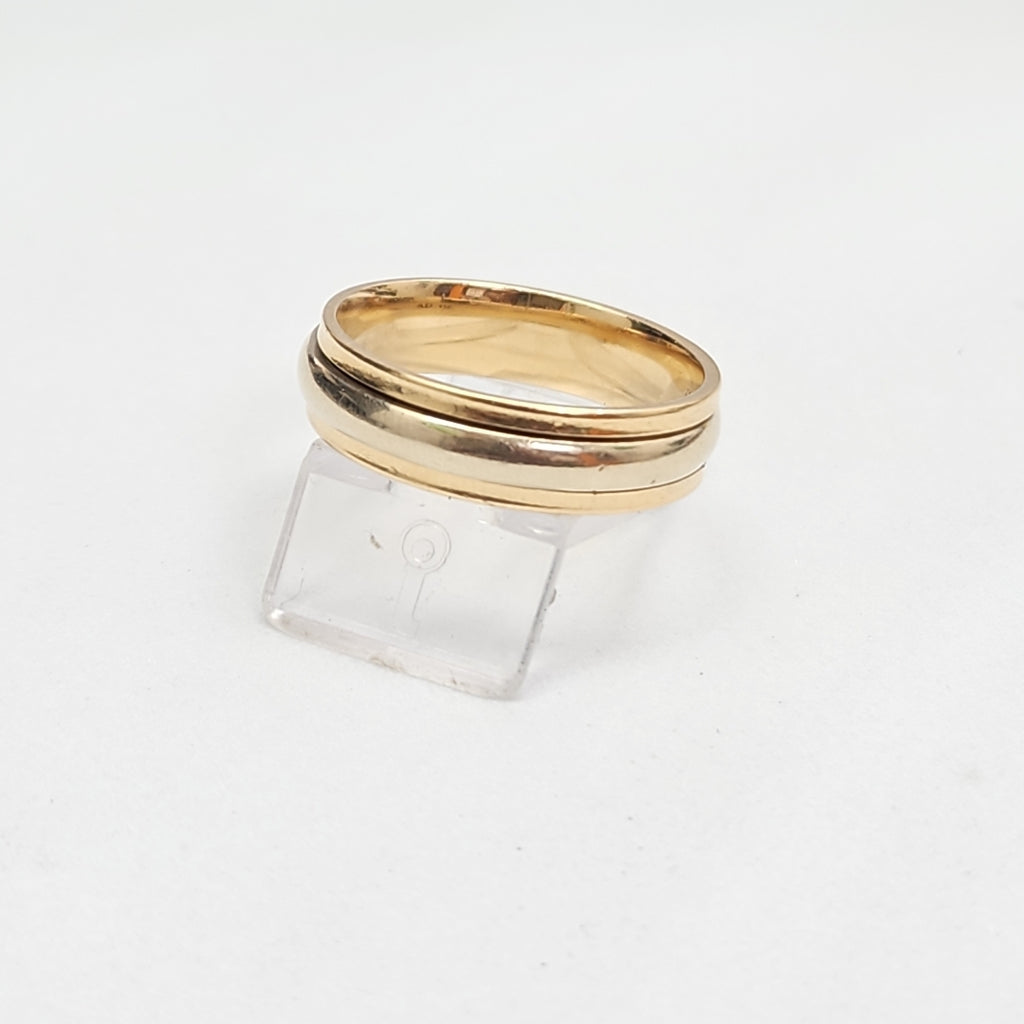 ARGOLLA ORO COMBINADO 14 K 6,50 GRMS (SEMINUEVO)