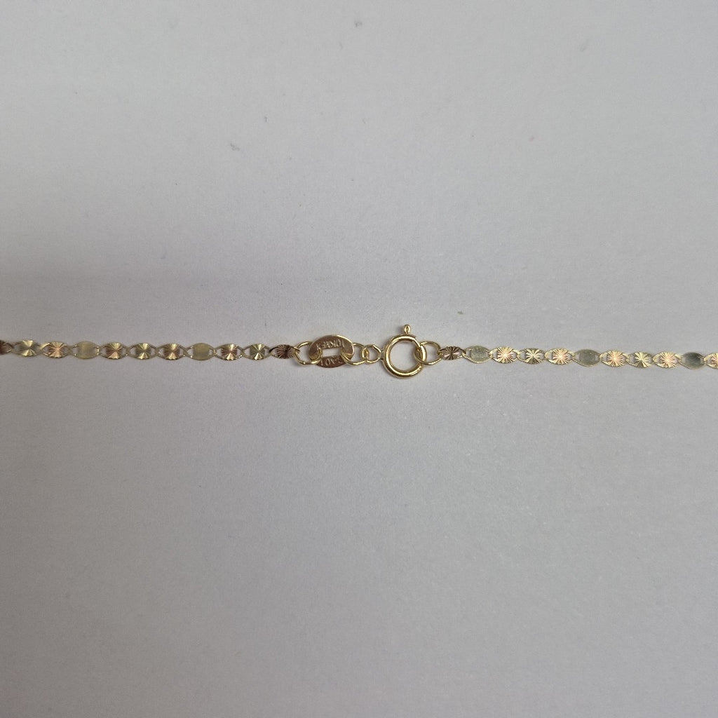 CADENAS TEJIDO GUCHI ORO 10K 55 CM 1.6 GR (NUEVO)