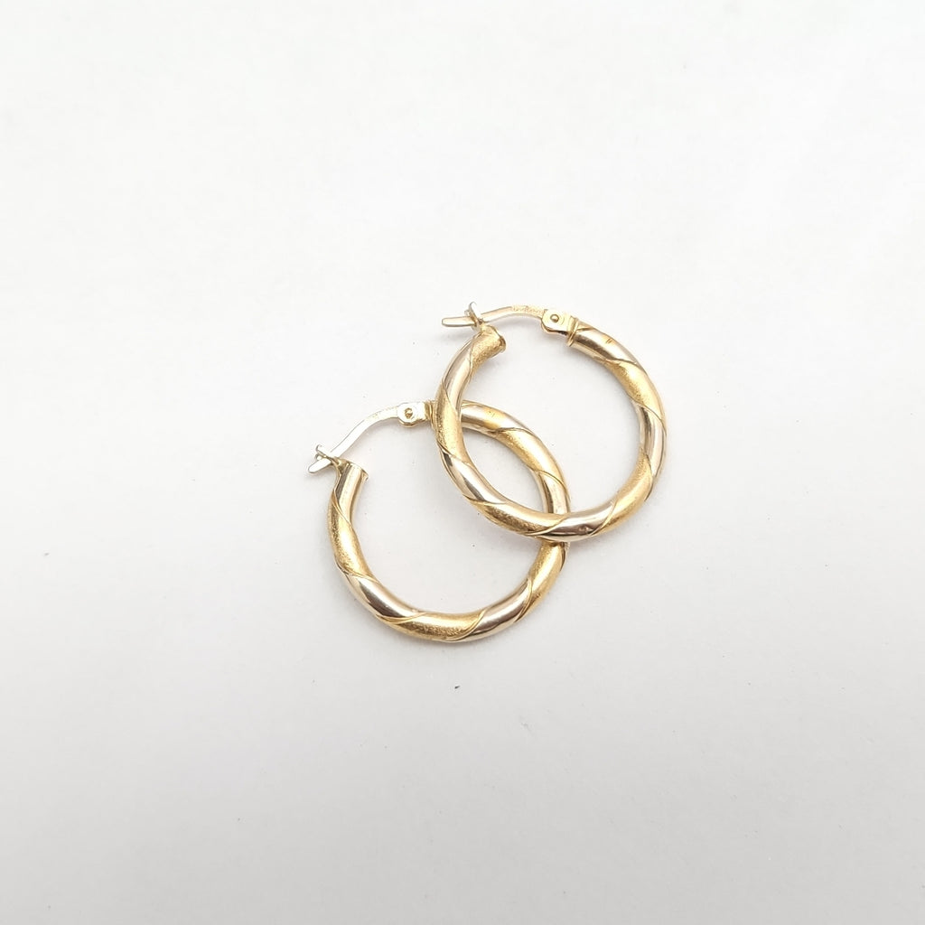 ARRACADAS PAR ORO 14 K 3,60 GRMS (SEMINUEVO)