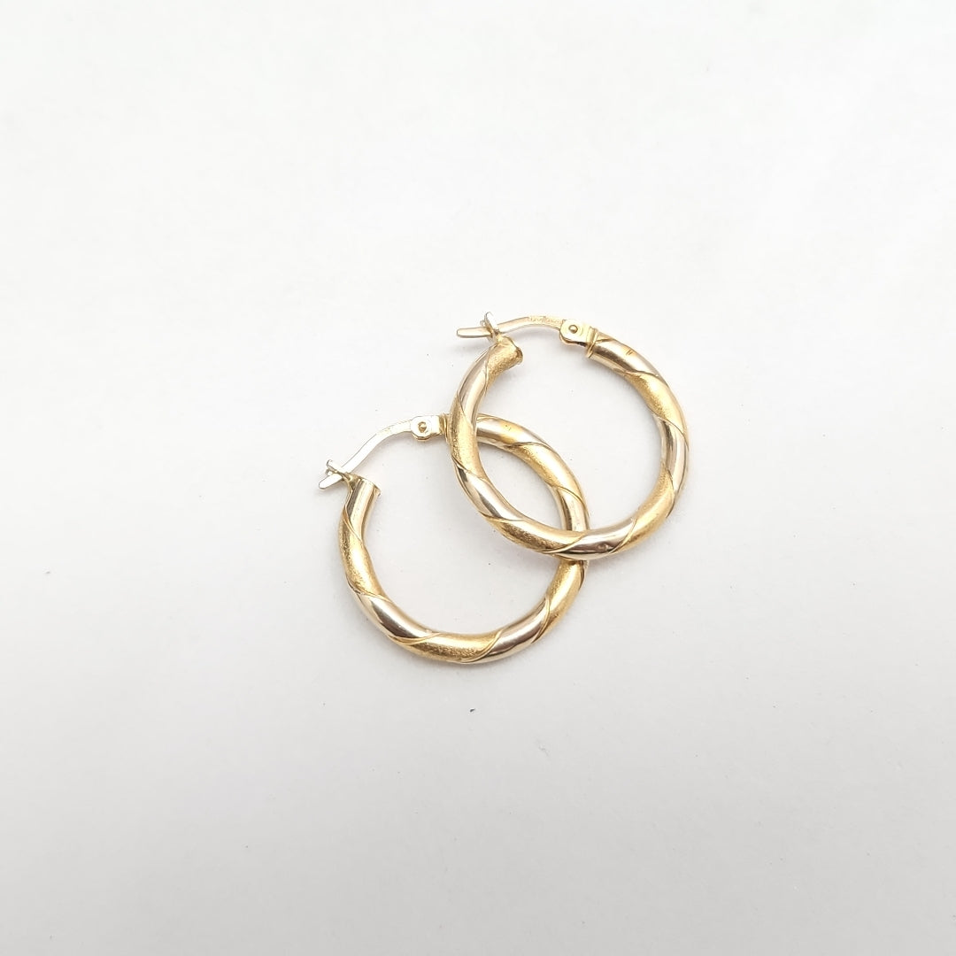 ARRACADAS PAR ORO 14 K 3,60 GRMS (SEMINUEVO)