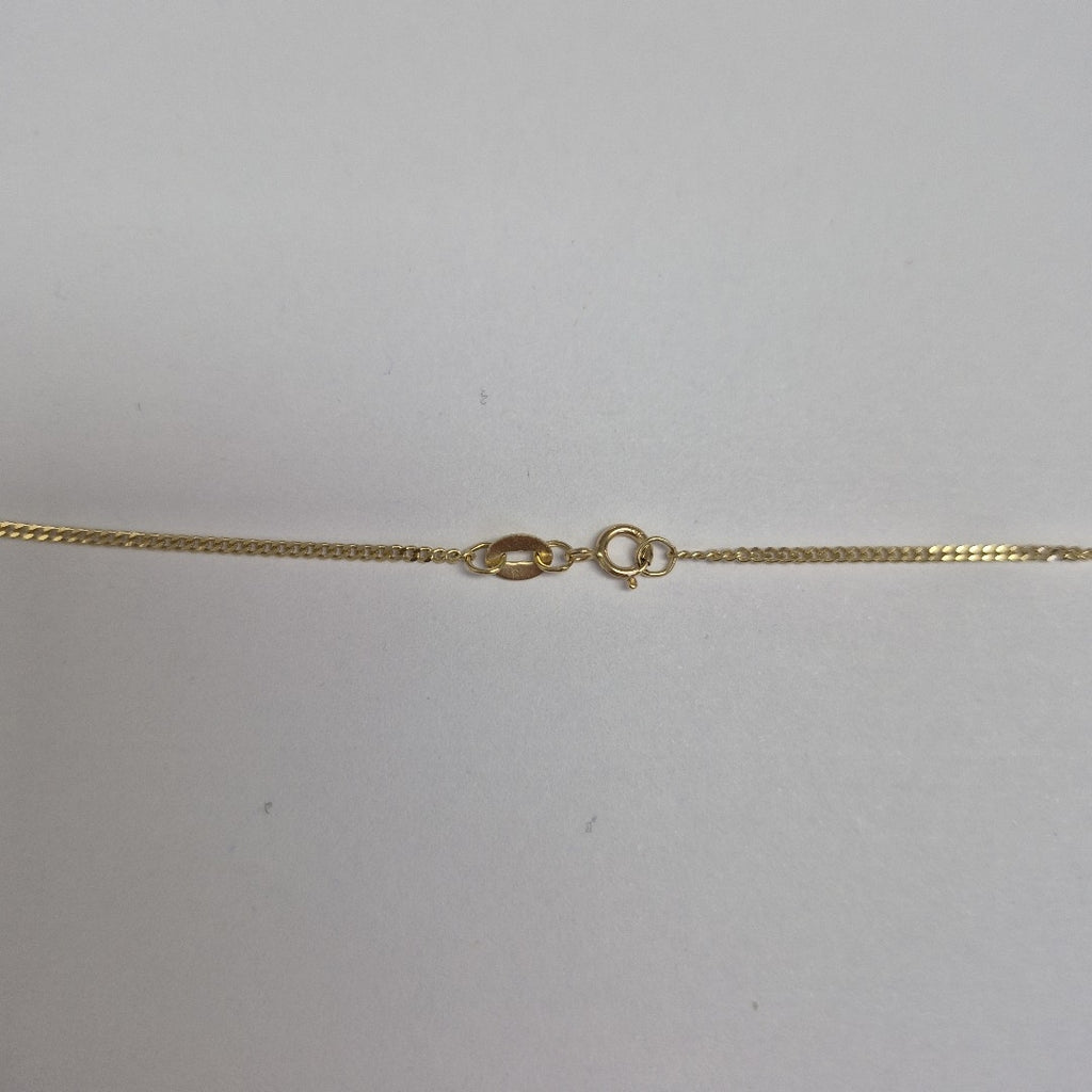 CADENAS TEJIDO BARBADA ORO 10K 55 CM 2.7 GR (NUEVO)
