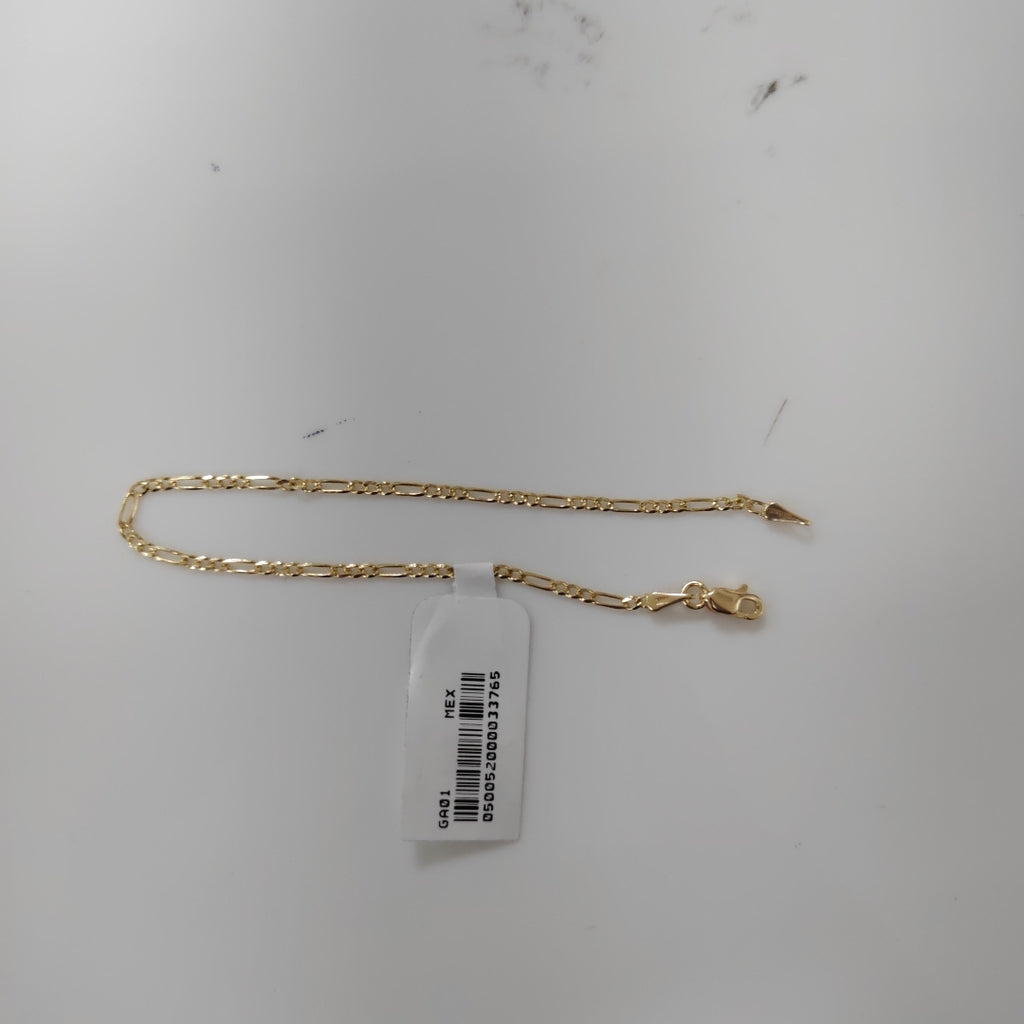 PULSERAS 3X1 ORO 14K 18 CM 1.6 GR (NUEVO)