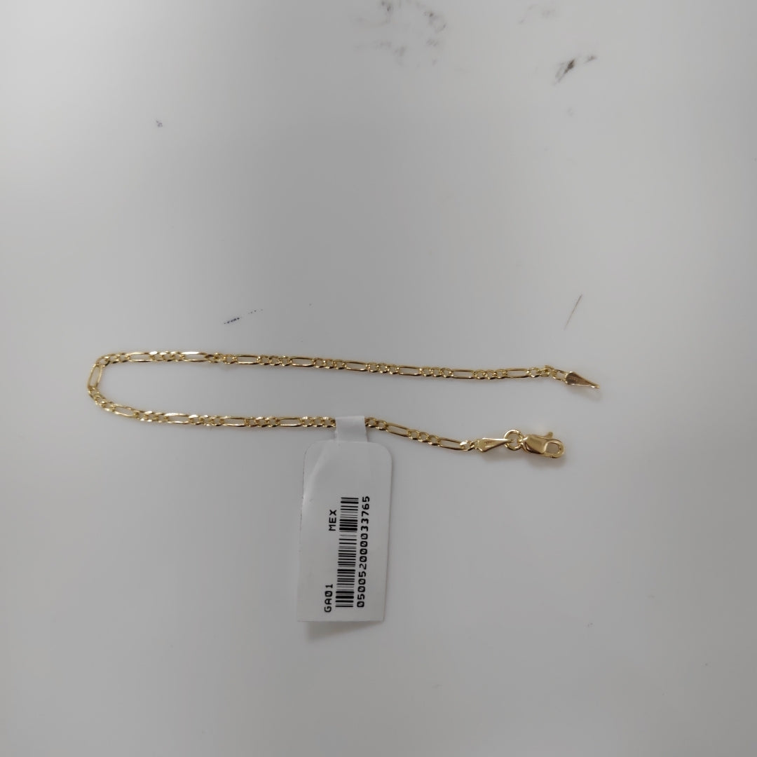 PULSERAS 3X1 ORO 14K 18 CM 1.6 GR (NUEVO)