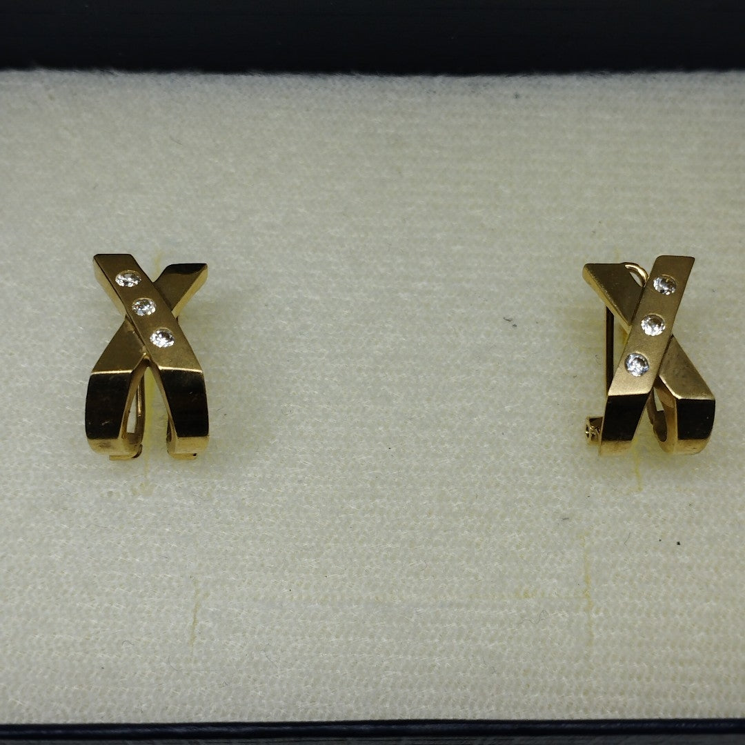 ARETES PAR ORO 14 K 3.6 GRMS (SEMINUEVO)