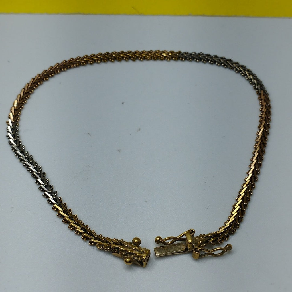 PULSERA ORO, ORO BLANCO 18 K 6.8 GRMS (SEMINUEVO)
