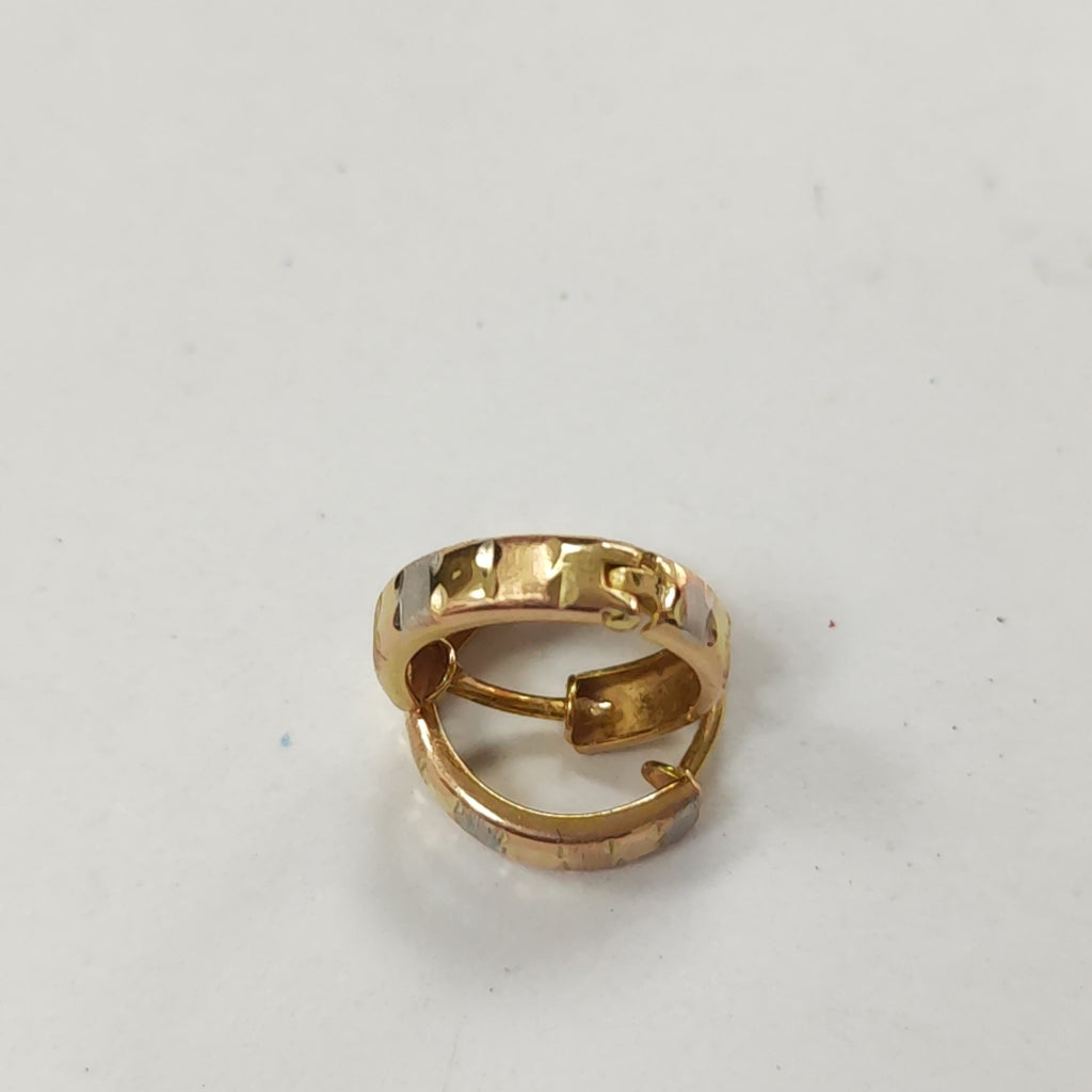 ARRACADAS PAR ORO 14 K 1.3 GRMS (SEMINUEVO)
