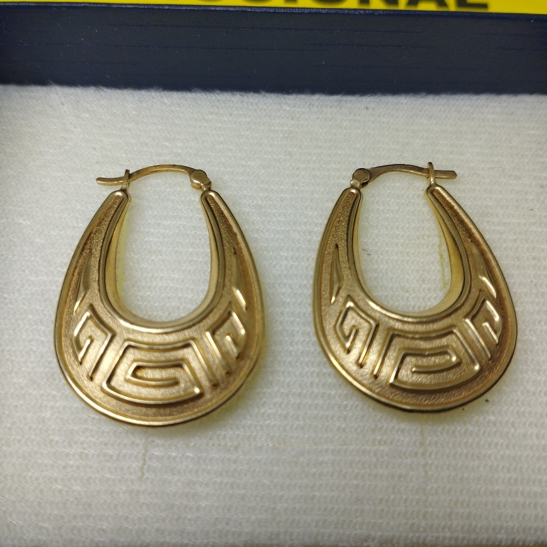 ARRACADAS PAR ORO 14 K 3.2 GRMS (SEMINUEVO)