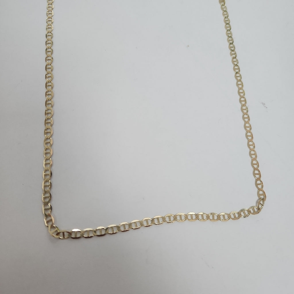 CADENAS TEJIDO MARINERA ORO 14K 50 CM 7.2 GR (NUEVO)