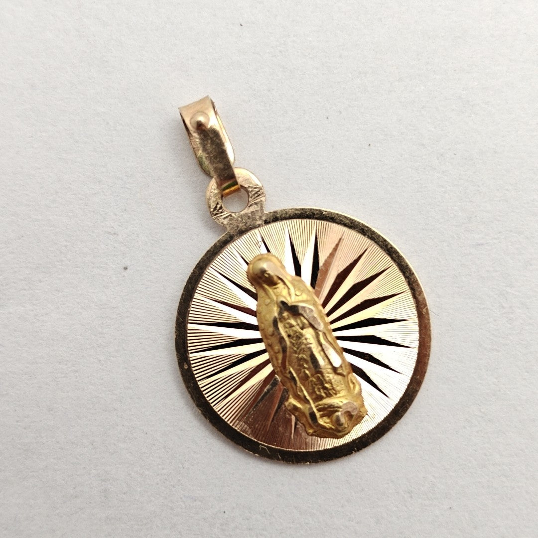 MEDALLA RELIGIOSA ORO 14 K 1,40 GRMS (SEMINUEVO)