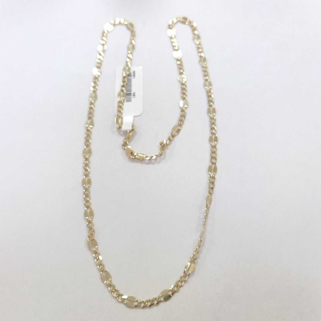 CADENAS TEJIDO ESPECIAL ORO 10K 55 CM 7.1 GR (NUEVO)