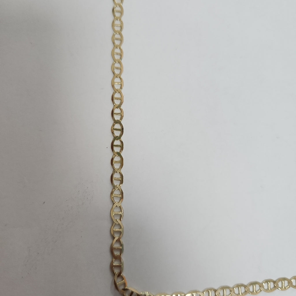 CADENAS TEJIDO MARINERA ORO 14K 60 CM 8.7 GR (NUEVO)