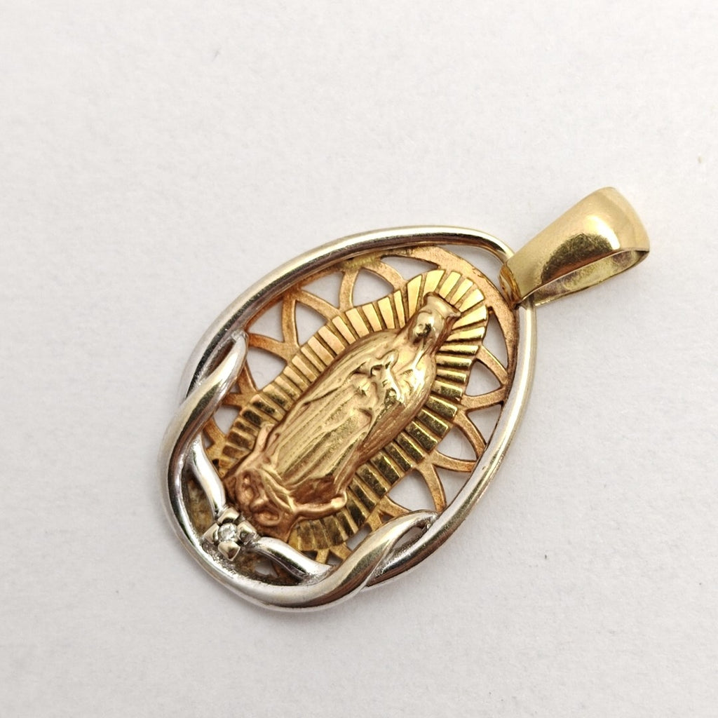 MEDALLA RELIGIOSA ORO COMBINADO 18 K 3,00 GRMS (SEMINUEVO)