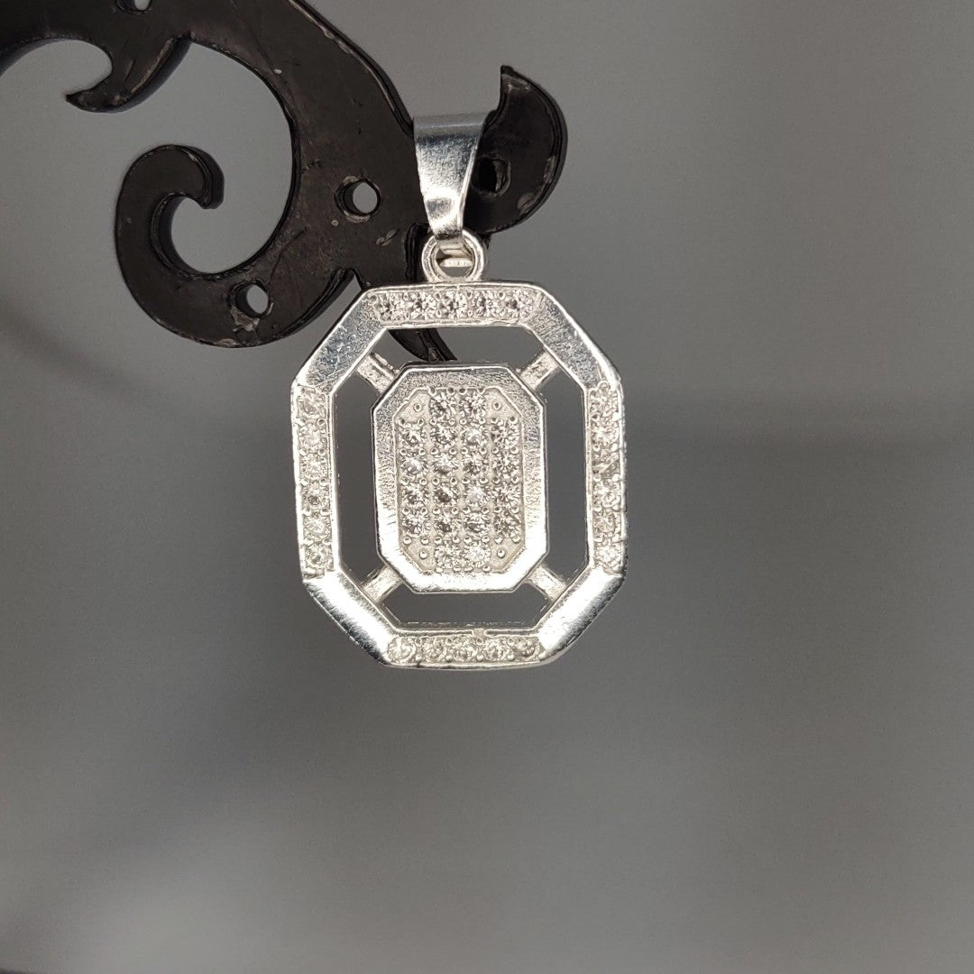 DIJE C/CIRCONIAS PLATA .925 3.5 GR (NUEVO)