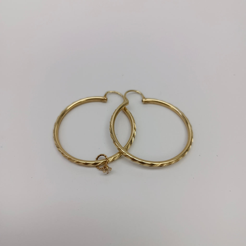ARRACADAS PAR ORO 14 K 2 GRMS (SEMINUEVO)