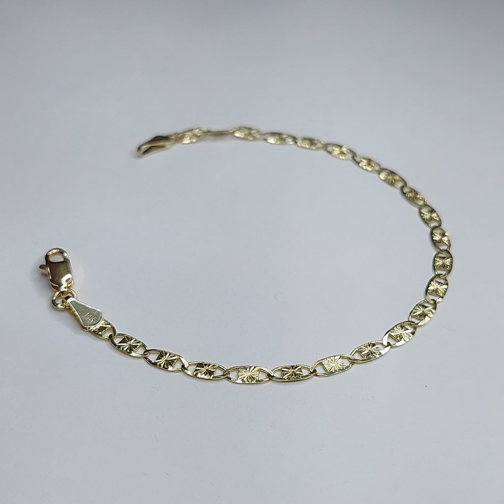 PULSERAS GUCHI ORO 14K 18 CM 2.8 GR (NUEVO)