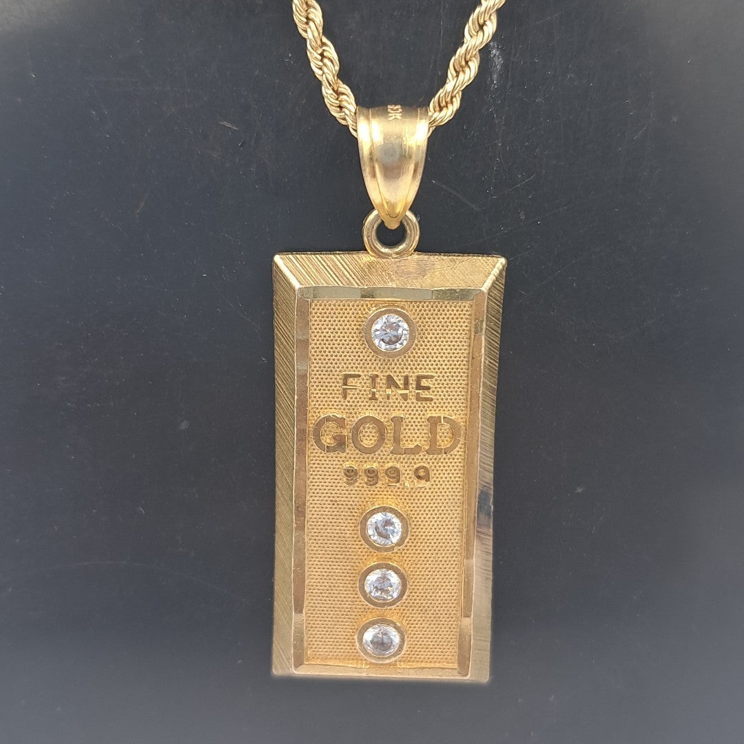 CADENA, DIJE ORO 10 K 5.9 GRMS (SEMINUEVO)