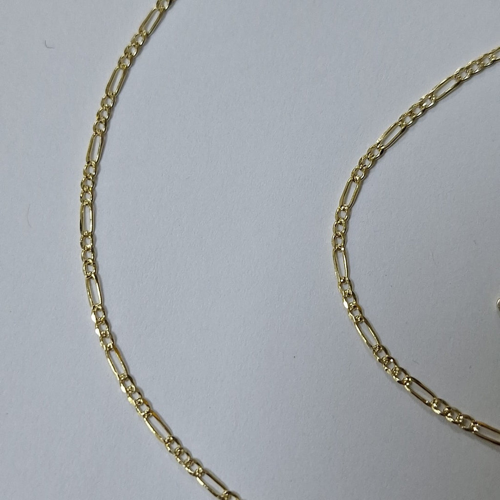 CADENAS 3X1 ORO 14K 55 CM 4 GR (NUEVO)