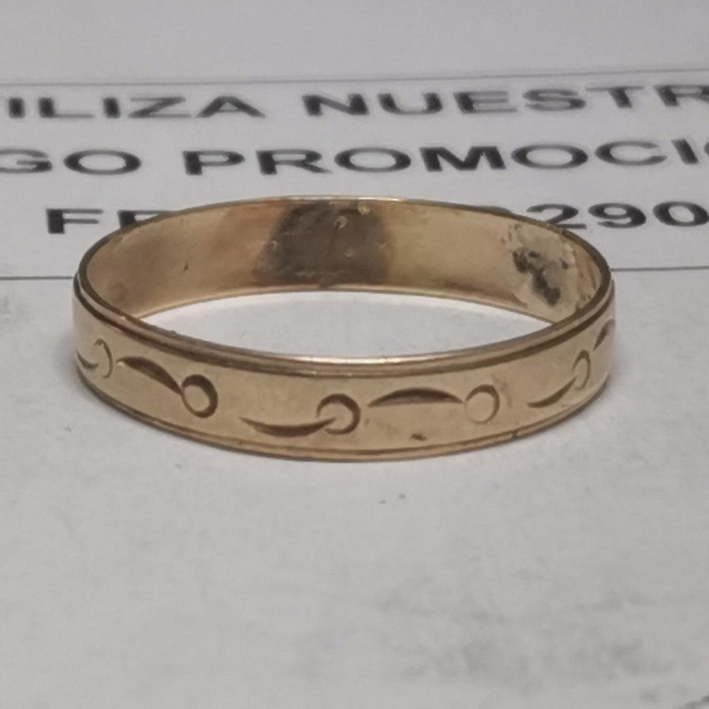 ANILLO ORO 14 K 1,40 GRMS (SEMINUEVO)