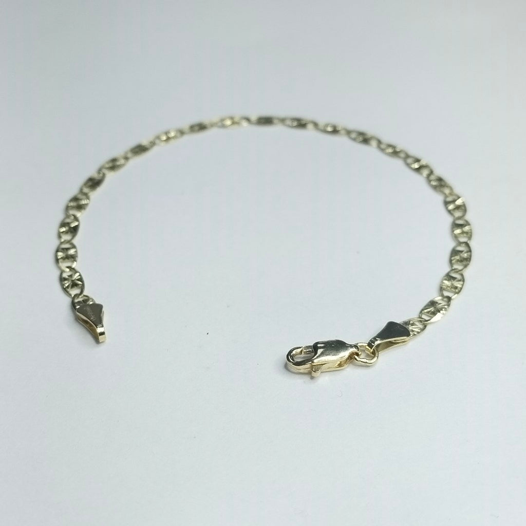 PULSERAS GUCHI ORO 14K 18 CM 2.9 GR (NUEVO)