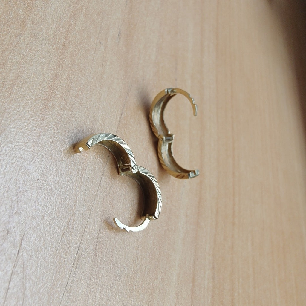 ARRACADAS PAR ORO 14 K 2 GRMS (SEMINUEVO)