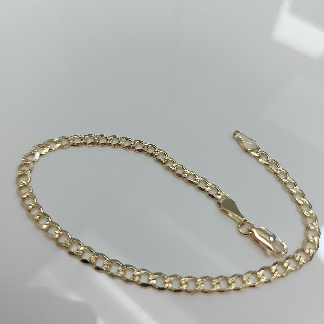 PULSERAS BARBADA ORO 14K 21 CM 5.3 GR (NUEVO)