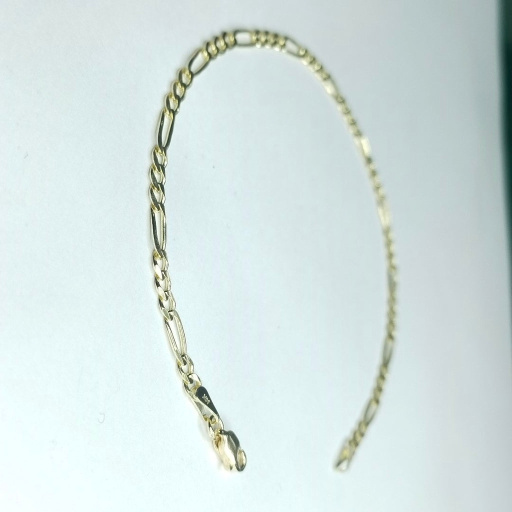 PULSERAS 3X1 ORO 14K 21 CM 3.3 GR (NUEVO)