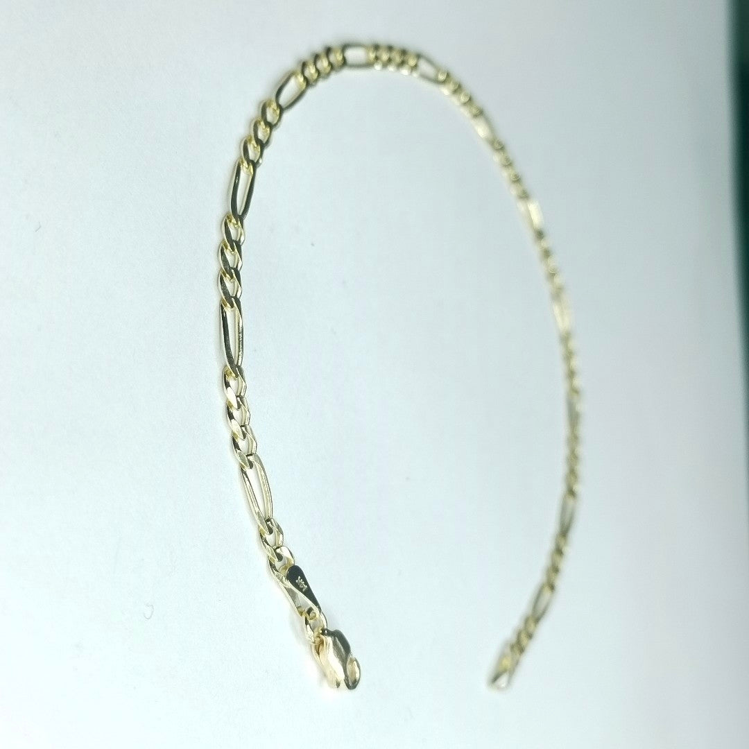PULSERAS 3X1 ORO 14K 21 CM 3.3 GR (NUEVO)
