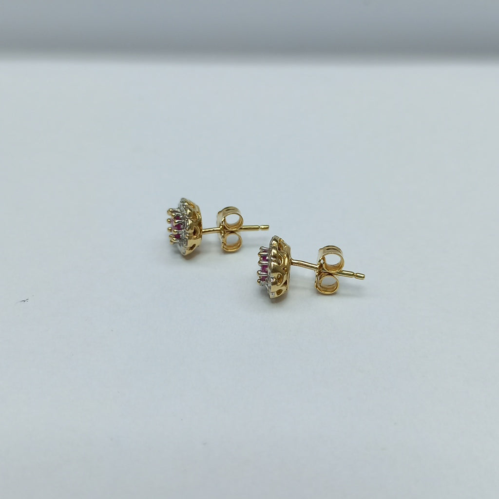 BROQUELES PAR ORO 14 K 2,20 GRMS (SEMINUEVO)