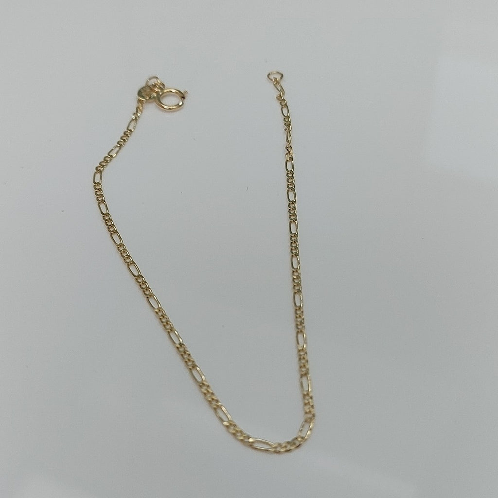 PULSERAS TEJIDO 3X1 ORO 14K 16 CM 0.9 GR (NUEVO)