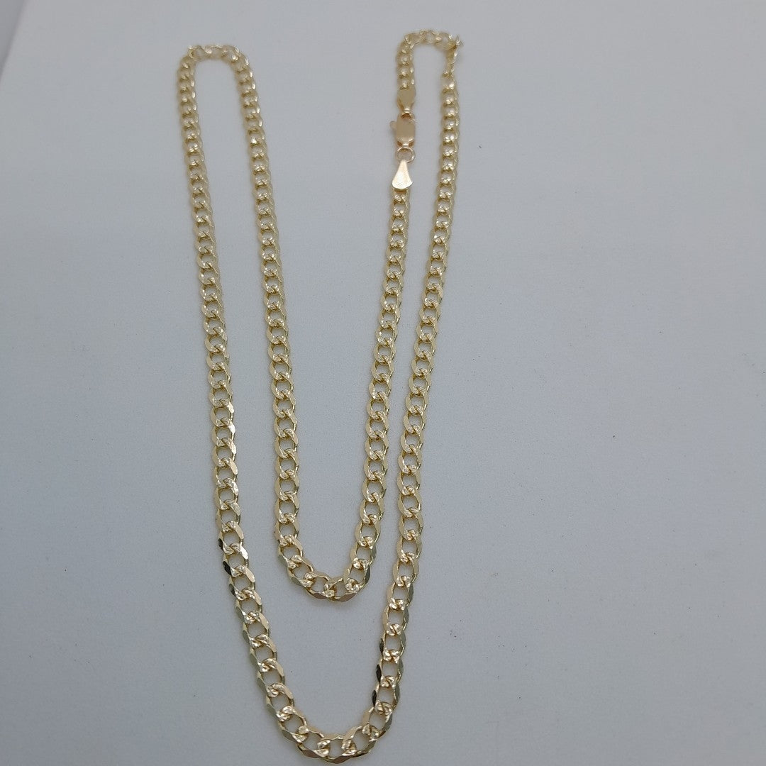 CADENAS BARBADA ORO 14K 55 CM 13.2 GR (NUEVO)