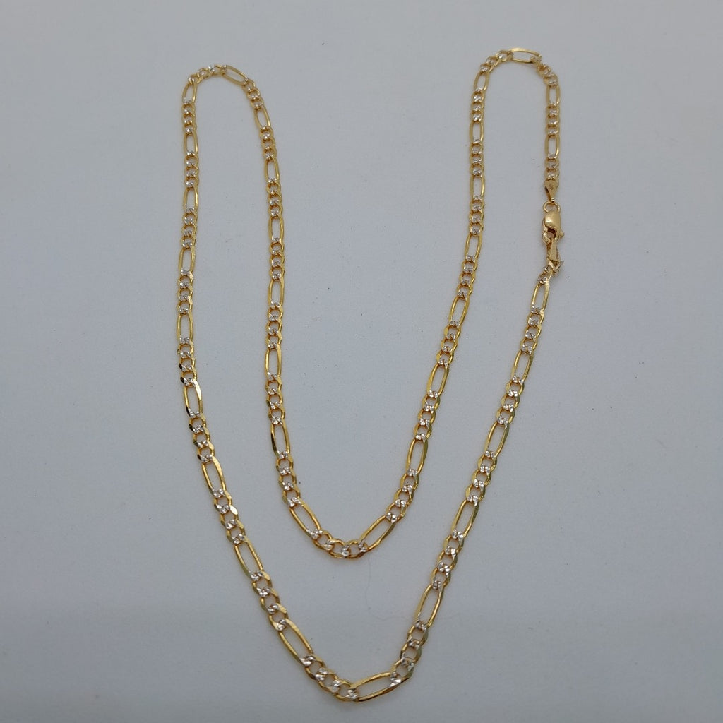 CADENAS 3X1 DIAMANTADA ORO 14K 55 CM 8.6 GR (NUEVO)
