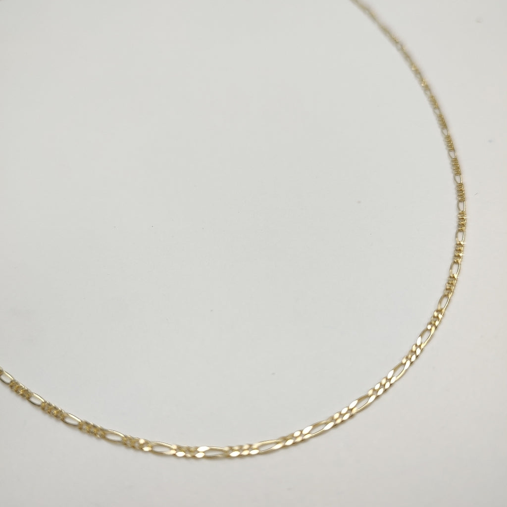 CADENAS TEJIDO 3X1 ORO 14K 55 CM 2.6 GR (NUEVO)
