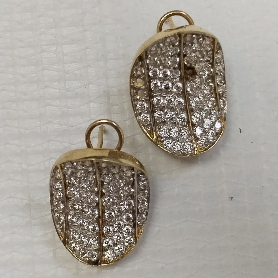 ARETES PAR ORO 10 K 5.3 GRMS (SEMINUEVO)