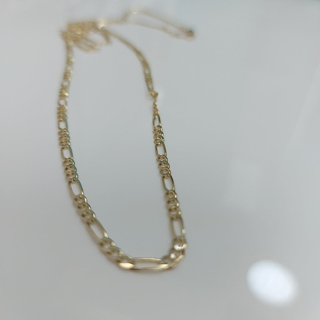CADENAS 3X1 ORO 14K 55 CM 5 GR (NUEVO)