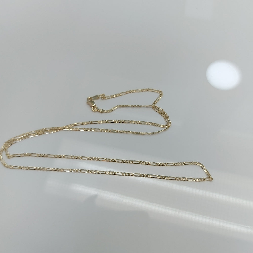 CADENAS 3X1 ORO 14K 55 CM 4 GR (NUEVO)