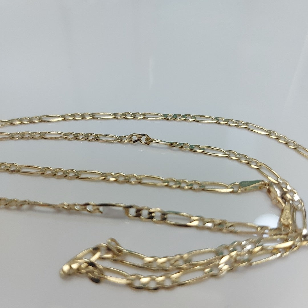 CADENAS 3X1 ORO 14K 60 CM 8.5 GR (NUEVO)