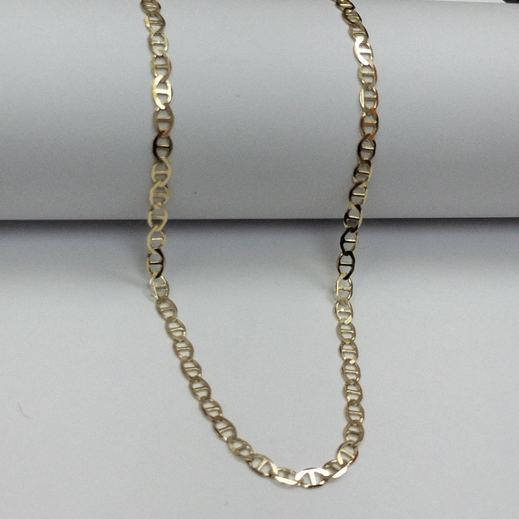 CADENAS TEJIDO MARINERA ORO 14K 60 CM 8.8 GR (NUEVO)