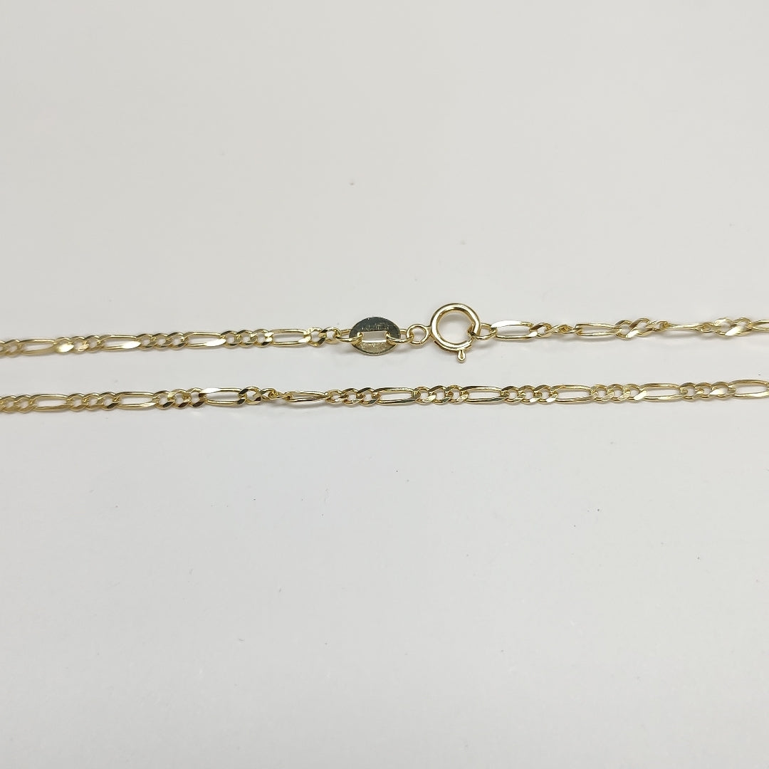 CADENAS TEJIDO 3X1 ORO 10K 50 CM 2.9 GR (NUEVO)