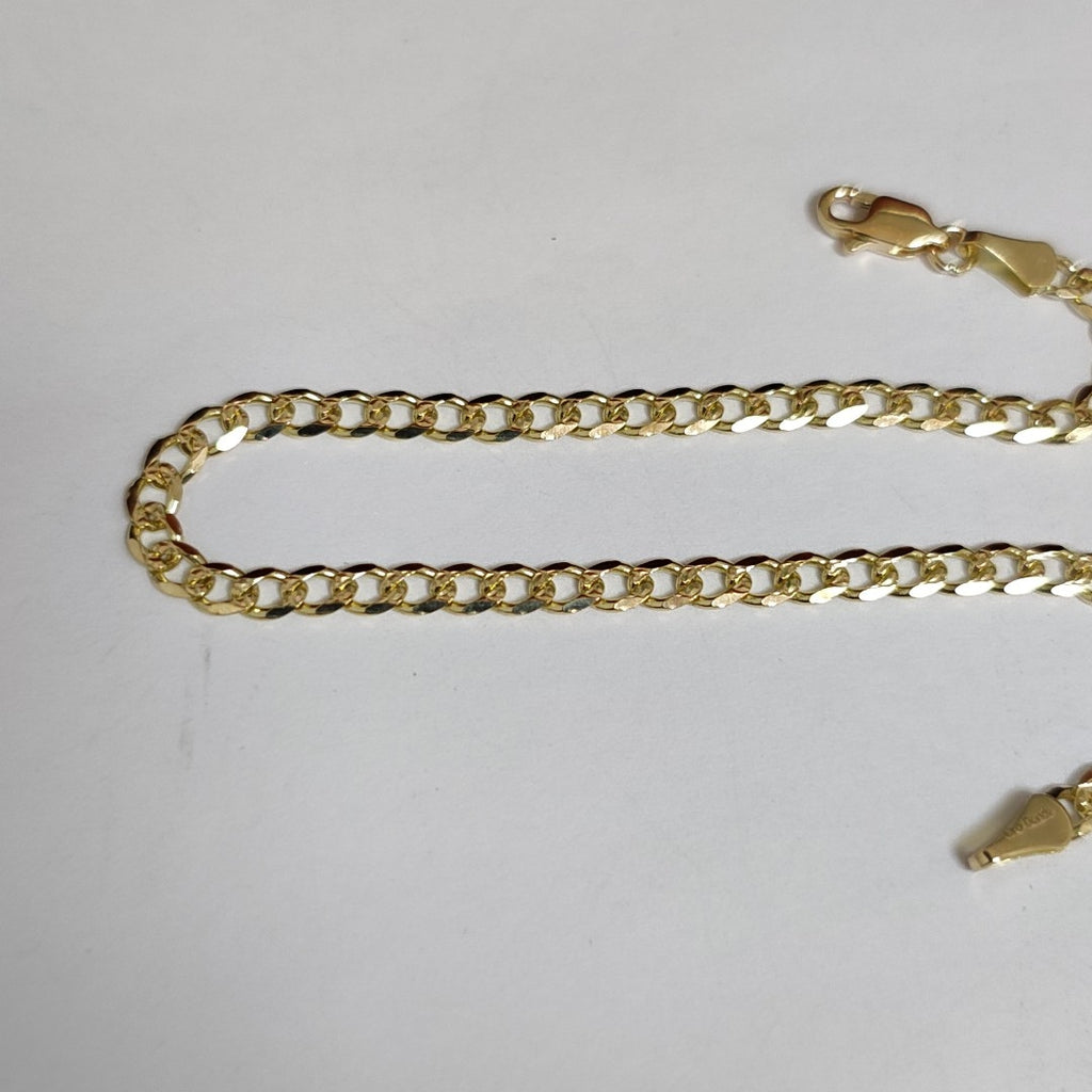 PULSERAS BARBADA ORO 14K 21 CM 5.3 GR (NUEVO)