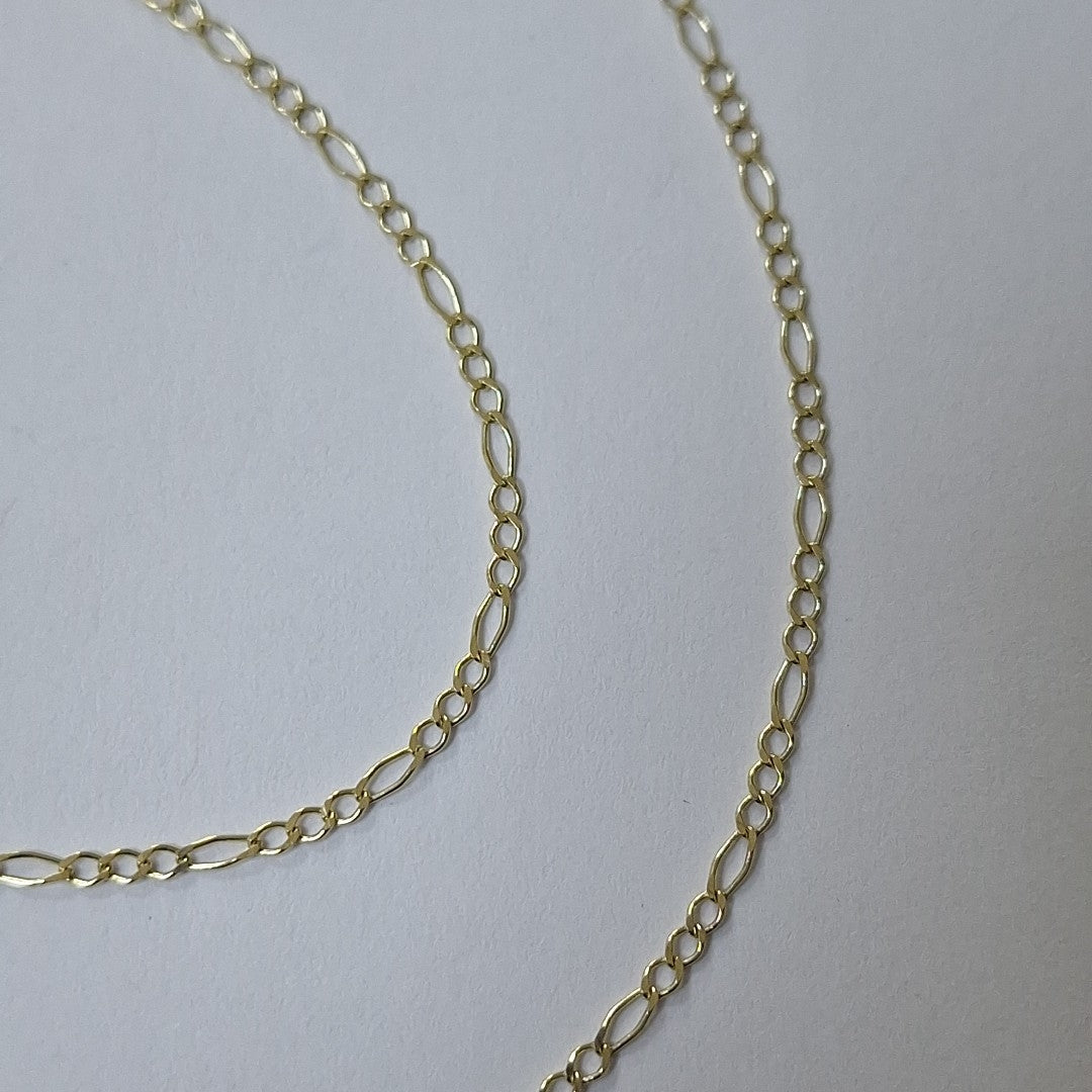 CADENAS TEJIDO ESLABONES ORO 10K 60 CM 2.2 GR (NUEVO)