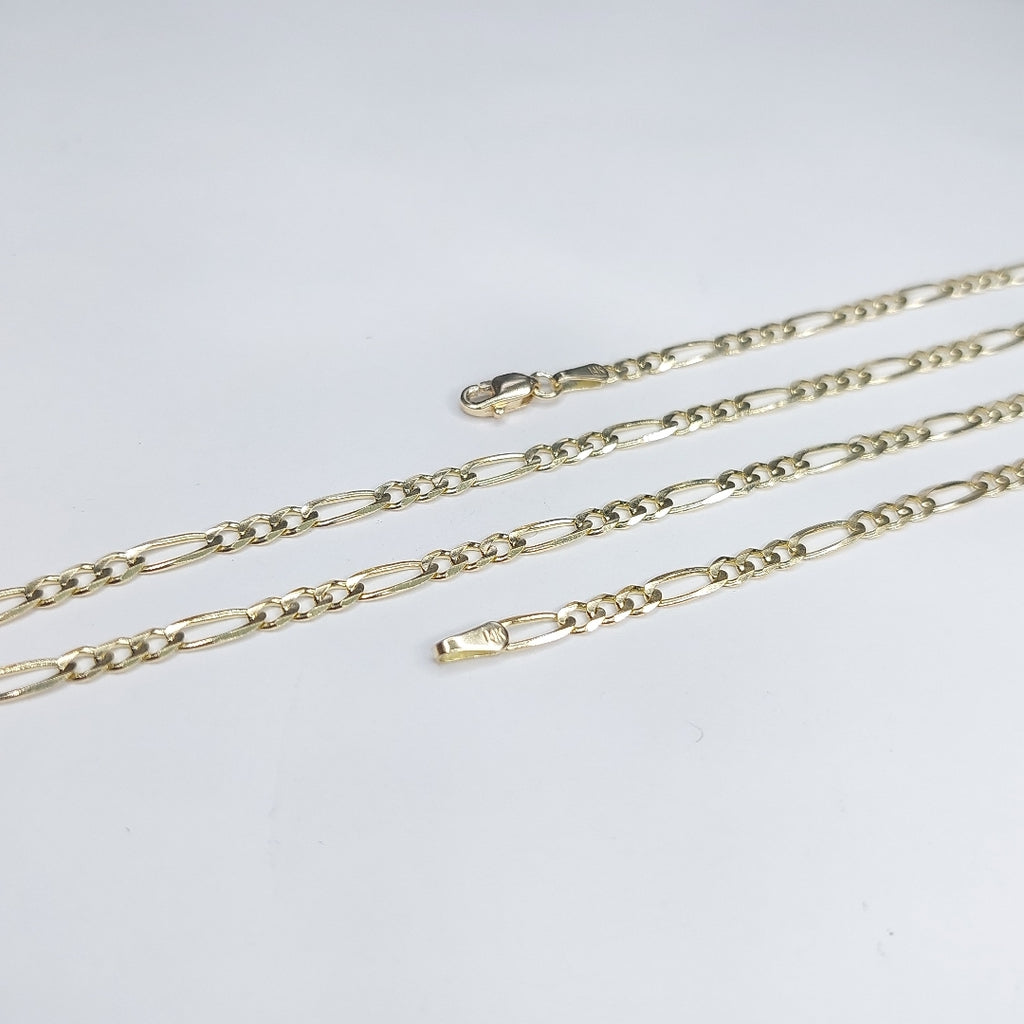 CADENAS 3X1 ORO 14K 60 CM 8.4 GR (NUEVO)